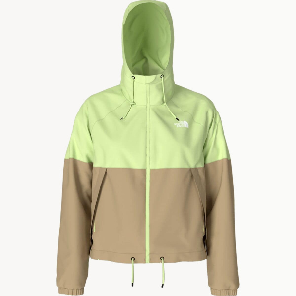 Куртка TNF W Antora Rain Hoodie (Женский; S; AstroLime KhakiStone)